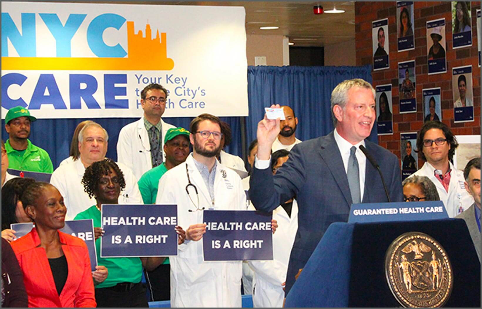 Mayor de Blasio Unveils NYC Care Card, Details Progress Toward Launch of Guaranteed Health Care